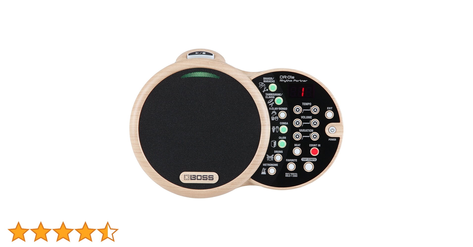 Amazon | BOSS ボス DR-01S アコースティック楽器用リズムマシン